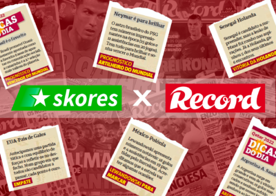 Skores and Record join forces during the 2022 World Cup!