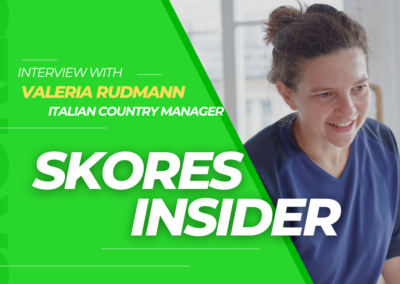 Skores insider: interview with Valeria Rudmann, Italian Country Manager